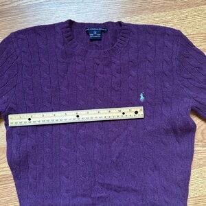 Ralph Lauren Purple sweater in good condition, no pilling